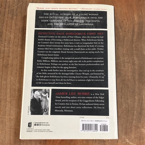 James Lee Burke 'The New Iberia Blues' softcover Book - a dave robicheaux novel - Picture 3 of 16